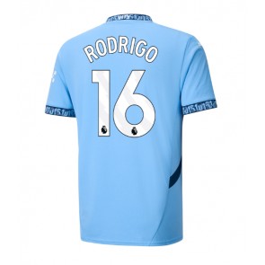 Billiga Manchester City Rodri Hernandez #16 Hemmatröja 2024-25 Kortärmad